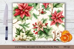 Kitchen Board Sublimation PNG. Christmas Cutting Board PNG Product Image 1