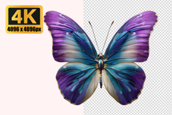 Morpho Butterfly Transparent PNG Product Image 1