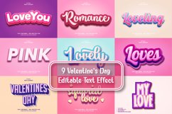 9 Valentines day text effect for illustration Product Image 1