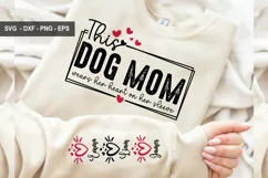 This Dog Mom Wears Her Heart On Her Sleeve, Valentine Sleeve Product Image 1