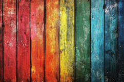 Rainbow Wood Background Wallpaper Product Image 1