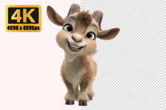 Calming Goat Transparent PNG Product Image 1