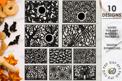 Halloween Placemats Bundle Laser Cut. Home Decor SVG Product Image 1