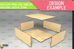 Happy Birthday Box Laser Cut. Decorative Wooden Gift Box SVG Product Image 3