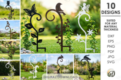 Garden Trellises Bundle Laser Cut. Garden Decor SVG Product Image 1
