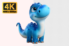 Baby Dinosaur Transparent PNG Product Image 1