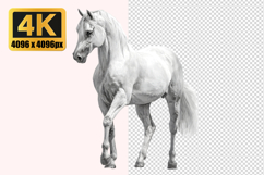 White Horse Transparent PNG Product Image 1