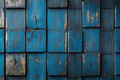 Blue Wooden Wall Background Wallpaper Product Image 1