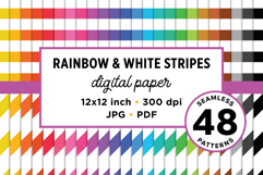 Rainbow Seamless Stripes Patterns Product Image 1