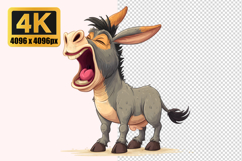 Laughing Donkey Transparent PNG Product Image 1