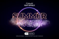 Summer Text Effect Neon Style Product Image 1