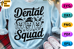 Dental Christmas Squad Svg, Png, Dentist, Orthodontist Shirt Product Image 1