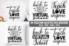 04 Teacher Quotes SVG Designs - Teacher T-Shirt Designs Product Image 1