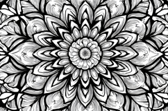 Floral Mandala Background Wallpaper Product Image 1
