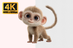 Small Monkey Transparent PNG Product Image 1