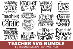 Teacher SVG Bundle - Teacher Design Product Image 1