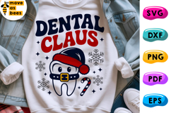 Dental Claus Svg, Png,Assistant, Dentist, Orthodontist X-mas Product Image 1