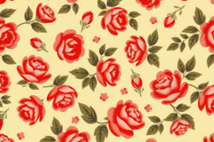 Red Roses Pattern Background Product Image 1