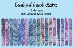 Dark foil brush strokes Product Image 1