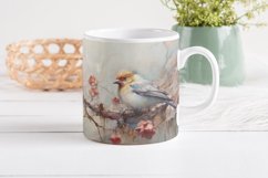 Watercolor Secret Garden Floral Mug Wrap Sublimation Product Image 3