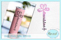 Inspirational Quote SVG Bundle | Floral hearts tumbler desig Product Image 5