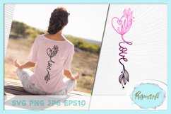 Inspirational Quote SVG Bundle | Floral hearts tumbler desig Product Image 4