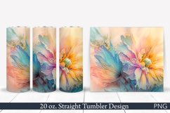 Blossom Tumbler Wrap | 20 oz. Straight Skinny Floral Design Product Image 1
