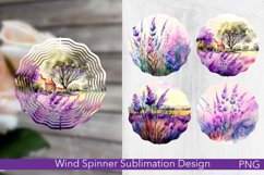 Wind Spinner Bundle | Lavender | Wildflowers spinner Product Image 1