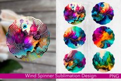 Wind Spinner Bundle | Alcohol Ink | Abstract Designs Product Image 1