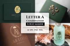 Letter A Combination Logo Maker Pack Product Image 1