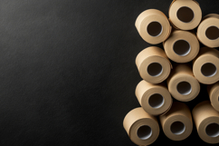 Brown Cover Rolls Background Wallpaper Product Image 1