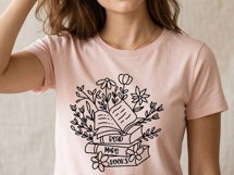 Read More Books SVG Floral Book Lover Design Product Image 4