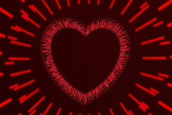 Red Heart Background Product Image 1