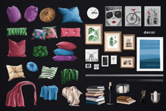Interior set loft style. Living room creation kit. Product Image 5