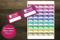 Dentist Appointment Half Boxes Planner Stickers Product Image 1