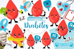 Diabetes Awareness graphics | illustrations | vector Product Image 1
