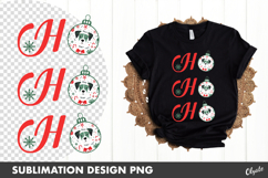 Christmas Dog Quote Sublimation PNG. Christmas Dog Product Image 1
