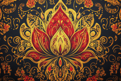 Lotus Flower Decoration Background Wallpaper Product Image 1