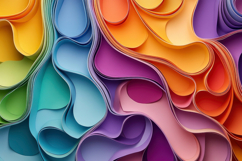 Colorful Waves Background Wallpaper Product Image 1