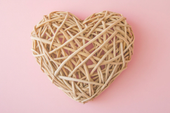 Wicker Heart Background Product Image 1