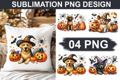Halloween Dog - Pillow Sublimation PNG Design Product Image 1