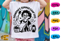 Grandma's Summer Camp 2026 Svg, Png, Kids Summer Camp Shirt Product Image 1