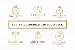 Letter A Combination Logo Pro Branding Product Image 1