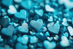 Blue Hearts Background Wallpaper Product Image 1
