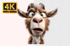 Calming Goat Transparent PNG Product Image 1