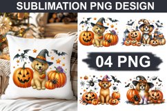 Halloween Dog - Pillow Sublimation PNG Design Product Image 1