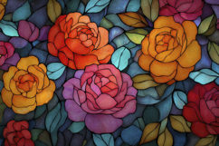 Vibrant Floral Pattern Background Wallpaper Product Image 1