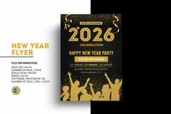 New Year Party Flyer Product Image 1
