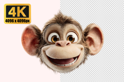 Playful Chimp Transparent PNG Product Image 1
