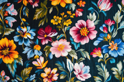 Colorful Flowers Background Wallpaper Product Image 1